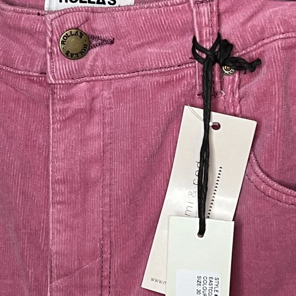 Rollas Eastcoast Flare in Lilac Cord (but they are pink!) - Picture 4 of 5